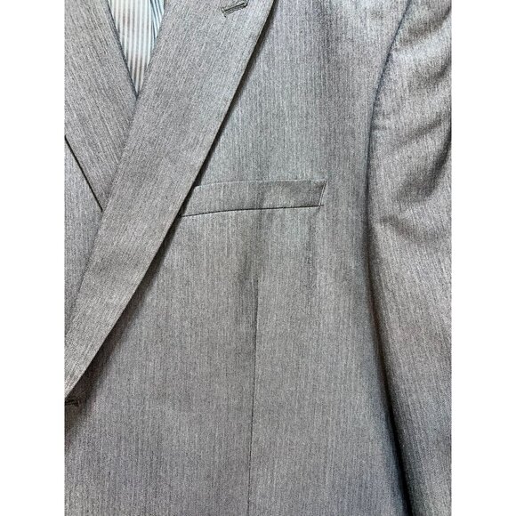 Joseph Abboud Men's Two Button Blazer Jacket Stretch Size 44S Gray Long Sleeve - Picture 11 of 16